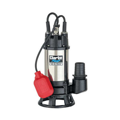 Clarke International Clarke Hsec650a 2" 665W 290Lpm 9.5M Head Industrial Submersible Dirty Water Cutter Pump With Float Switch (230V) - Image 5