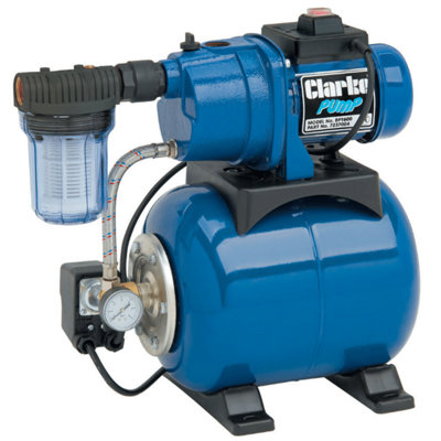 B&Q -  Clarke Bpt600 1" 600W 50Lpm 35M Head Booster Pump (230V)Water Booster Pump