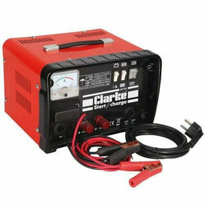 Clarke Battery Charger & Jump Starter 12V 24V Car Van Vehicle Booster 120A Bc125 from B&Q