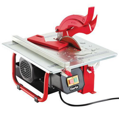 Clarke Tile Cutter Saw Electric 450W Wet & Diamond Blade 230V Etc8 from B&Q