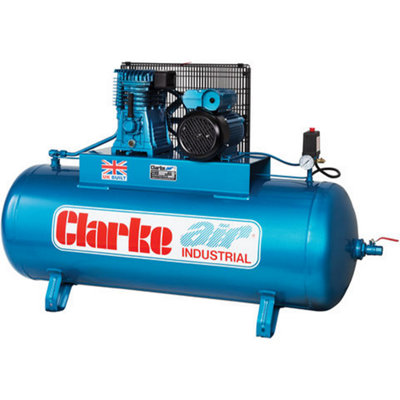 Clarke International Clarke Xe18/200 (Wis) 18Cfm 200 Litre 4Hp Industrial Air Compressor (400V) from B&Q
