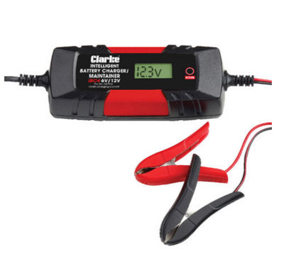 Clarke Battery Charger Intelligent Smart Trickle Charger 6V 12V 4A Ibc4 from B&Q