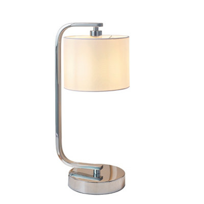 Anson Lighting Chase Chrome 1 Light Table Light from B&Q