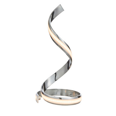 Anson Lighting Carra Chrome Integrated Led Table Light from B&Q