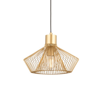 Anson Lighting Gold Cascade 1Lt Paint Finish Pendant Single