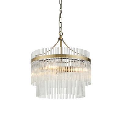 Luminosa Ing Luminosa Marietta 3 Multi Arm Lamp Ceiling Pendant Antique Brass Light