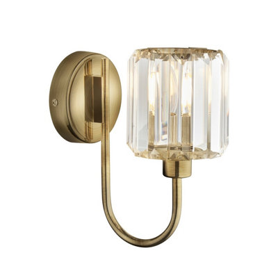 Endon Collection Lighting Berenice Wall Light Brass - Brass - Image 6