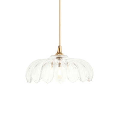 Luminosa Lighting Light Luminosa Ing Luminosa Camellia Dome Pendant Ceiling Clear Glass E27 Or B22 B&Q