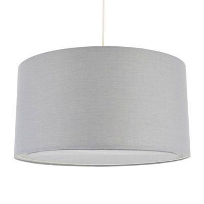 Pagazzi Lighting Pagazzi Kentaro Large Pendant Light Shade Dove Grey from B&Q
