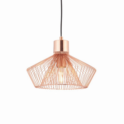 Luminosa Lighting Light Luminosa Ing Luminosa Kimberley Pendant Copper Plate, E27 Size 1