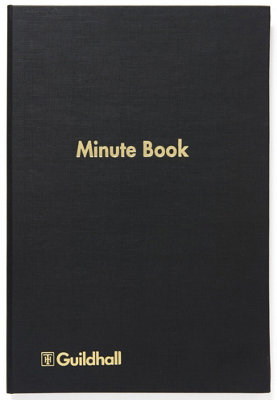Exacompta Guildhall Minute Book Indexed 160 Pages 1554 GH32M - Image 6