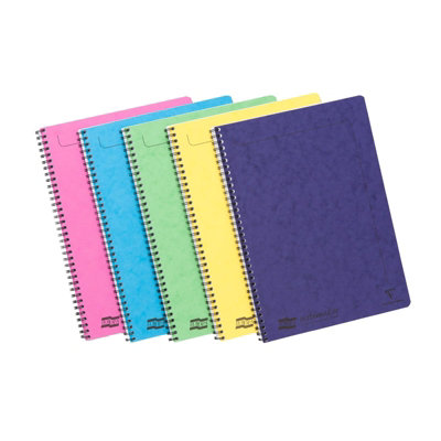 Clairefontaine 3154ZSet Of 10 Notemakers Europa Spiral NotebooksA4 21X29.7 Cm120 Detachable Lined Pages90 G White from B&Q