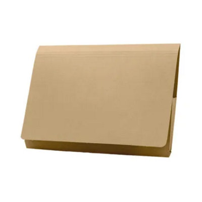 Guildhall Foolscap Full Flap Buff Pocket Wallets 315Gsm (Pack Of 50)