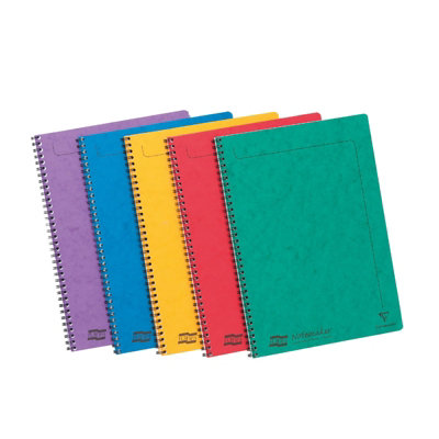 Clairefontaine 4860Z Set Of 10 Notemakers Europa Spiral NotebooksA4 21X29.7 Cm120 Detachable Ruled Pages90 G White Paper from B&Q