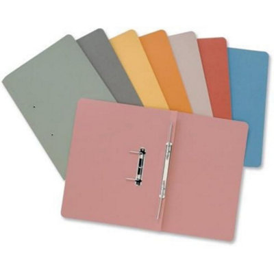 ExacomptaRef 348-PnkzGuildhallPocket Spiral File315Gsm Heavyweight ManillaHolds A4 & Foolscap DocumentsLeft Hand from B&Q