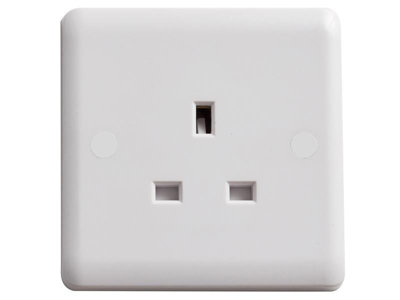 Deta Vimark Vc1206 Unswitched Socket 1-Gang 13A Detvc1206 from B&Q