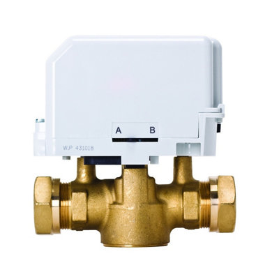 B&Q -  28mm 2 Port Motorised Zone Valve 27205.