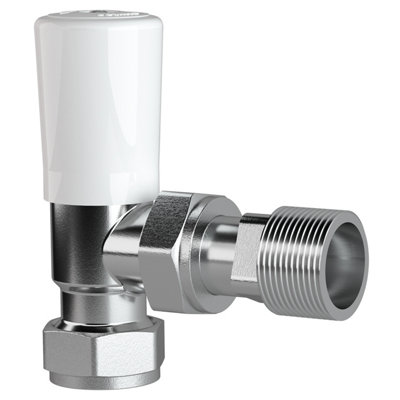 Drayton Angled Lockshield Valve (Dia)15mm from B&Q