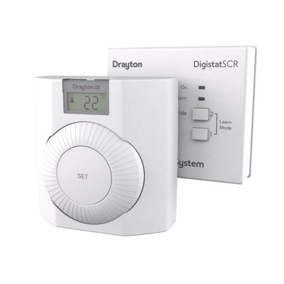 Drayton Digistat+ Radio Frequency Wireless Programmable Room Thermostat With Scr Rf601-5Y from B&Q