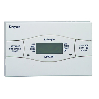Drayton Lp722Si Programmer White 25492. from B&Q