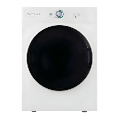 Statesman Unisex White Td03vfw Freestanding Compact Vented Tumble Dryer, Drying Capacity, 3 Drying Programmes, Overheat Sensor, 3Kg - Image 2