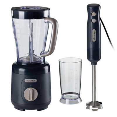 Ariete Arpk49 Breakfast Line Table Blender & Hand Blender SetGrey from B&Q