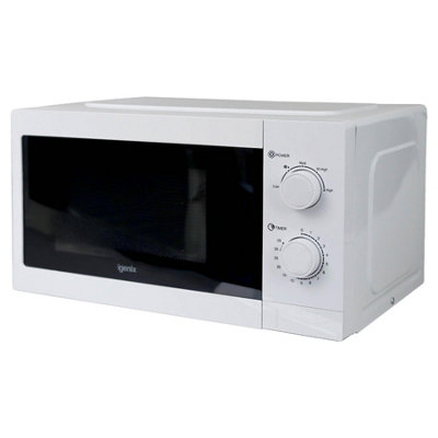 Igenix 20L 800W Manual Microwave White from B&Q