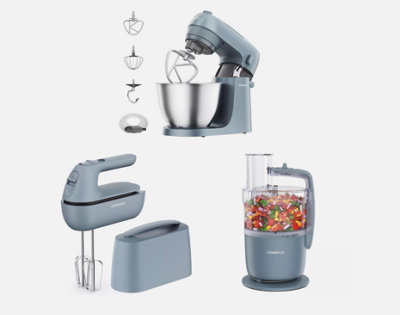 Kenwood Go Food ProcessorStand & Hand Mixer Storm Blue from B&Q