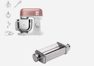 B&Q -  5L Kmix Stand Mixer Apricot Pink & Pasta Expert Multi Pack