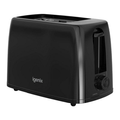 Igenix Igt0245B 2 Slice Toaster650W6 Browning LevelsCancel FunctionCrumb TrayAutomatic Pop-UpCord StorageBlack from B&Q
