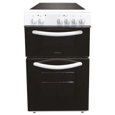 Statesman Edc50WWhite 4 Zone Electric CookerA Energy from B&Q