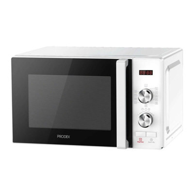 Prodex Px2085w, Digital Microwave Oven, 20 Litre 800W, White B&Q