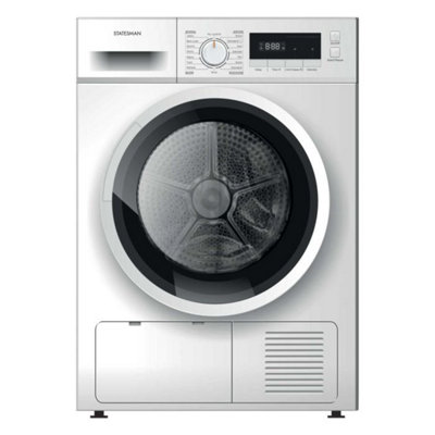 Statesman Tcm08WWhite 8Kg Condenser Tumble DryerB Energy from B&Q