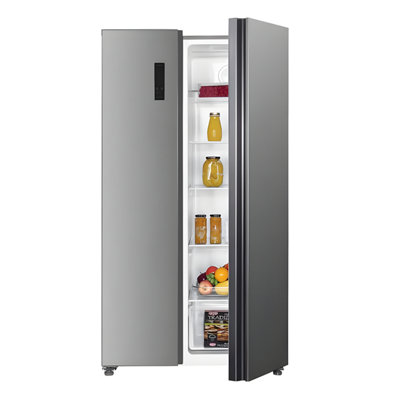 Statesman Sbs177XSilver Frost Free American Fridge FreezerF Energy from B&Q