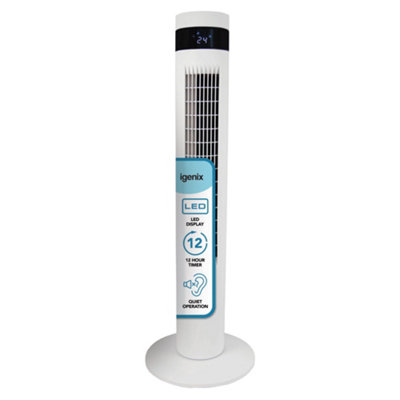 Igenix Igfd6035W Digital Tower Fan35 InchWhite from B&Q