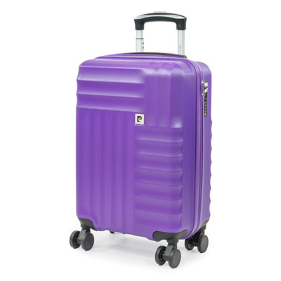 Pierre Cardin Soleil Cabin Purple Hard Shell Suitcase  8 Wheels & Tsa Lock from B&Q