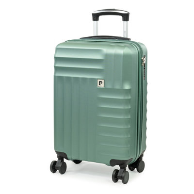 Pierre Cardin Soleil Cabin Green Hard Shell Suitcase  8 Wheels & Tsa Lock from B&Q