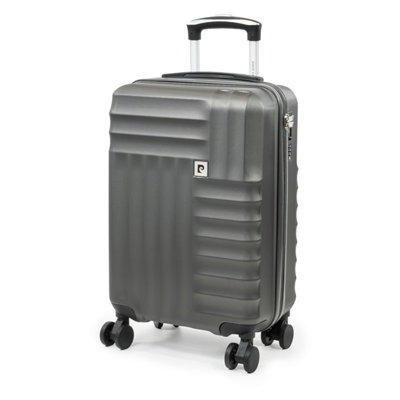 Pierre Cardin Soleil Cabin Grey Hard Shell Suitcase  8 Wheels & Tsa Lock from B&Q