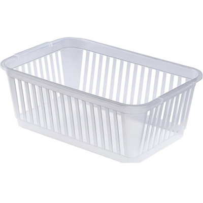 Whitefurze Handy Basket Clear 30Cm