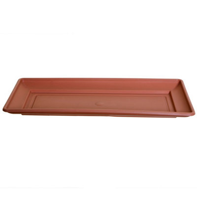 40Cm Terracotta Venetian Planter Saucer Tray Water Catch Drainage Drip Tray Garden