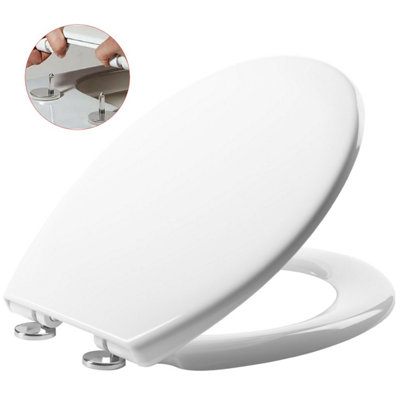 Roper Rhodes Neutron Soft Close Toilet SeatTop Fix Quick Release Easy Clean from B&Q