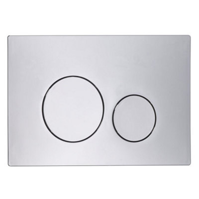 Roper Rhodes Rondo Dual Flush Plate Button Chrome For Tr9001 Tr9002 Tr9009 from B&Q