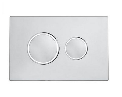 Roper Rhodes Traditional Dual Flush Plate Button Chrome For Tr9001 Tr9002 Tr9009 from B&Q