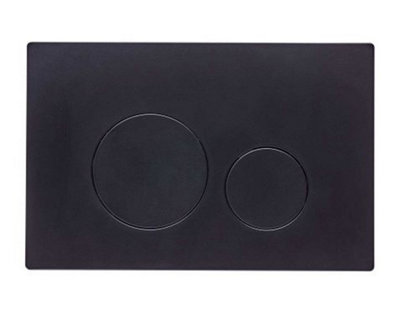Roper Rhodes Rondo Dual Flush Plate Button Matt Black For Tr9001 Tr9002 Tr9009 from B&Q
