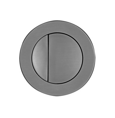 Roper Rhodes Gunmetal Round Dual Flush Plate Button For Tr9001 Tr9002 Tr9009 from B&Q