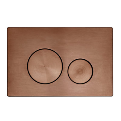 Roper Rhodes Rondo Tr9049 Dual Flush Plate Button Brushed Bronze Finish Gold from B&Q