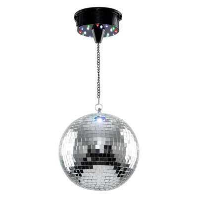 Minisun Novelty Rotating Multi Coloured Disco Ball Ceiling Light Mood LightsHome D Cor & Improvement Essential from B&Q