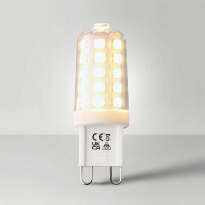 ValueLights G9 Pack Of 3 3W Capsule Warm White Led Bulbs from B&Q