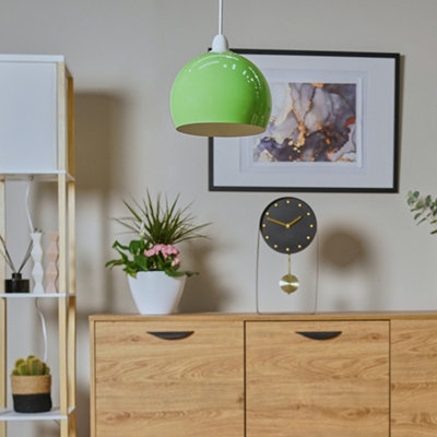 Valuelights Retro Green Arco Style Dome Ceiling Light Shade (D)20Cm from B&Q