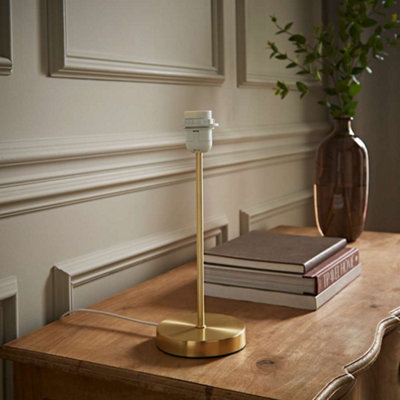 B&Q -  Charles Gold Table Lamp Base